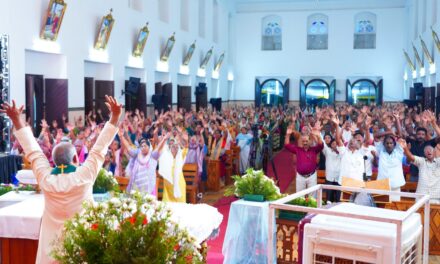 തുരുത്തി അഭിഷേകാഗ്നി ബൈബിൾ കൺവെൻഷൻ: നാലാം ദിനത്തിലെ ശുശ്രൂഷകൾ സമാപിച്ചു.
