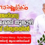 അഭിവന്ദ്യ മാർ ജേക്കബ് തൂങ്കുഴി പിതാവ് നിത്യതയിൽ……