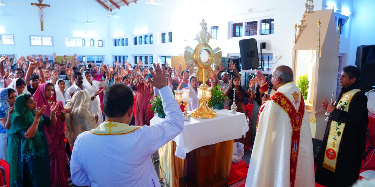 ദൈവാനുഗ്രഹത്തിന്റെ ദിനം: കുറവിലങ്ങാട് PDM Retreat Centre ൽ ബഹുമാനപ്പെട്ട വട്ടായിലച്ചൻ നയിച്ച ഏകദിന കൺവെൻഷൻ സമാപിച്ചു.