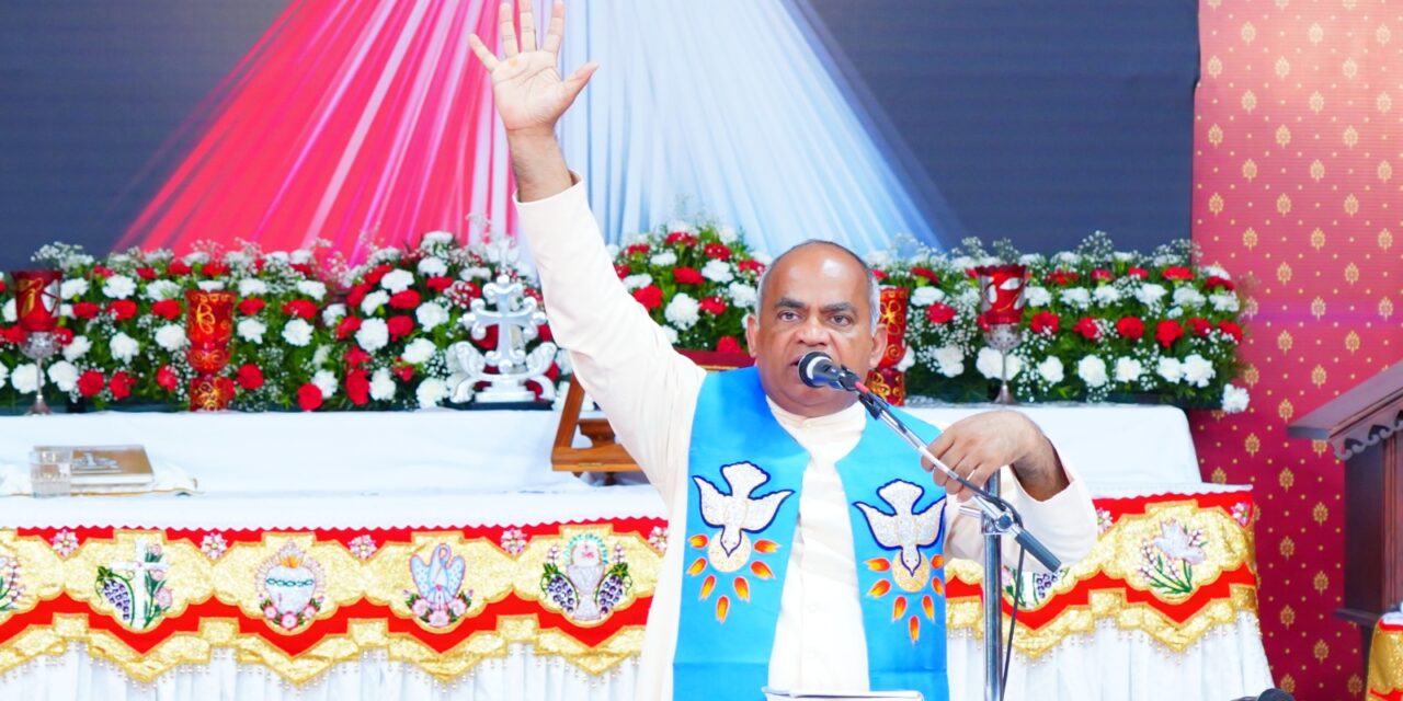 മാന്നാനം അഭിഷേകാഗ്നി കൺവെൻഷൻ: ദൈവാനുഗ്രഹത്തിന്റെ രണ്ടാം ദിനം.